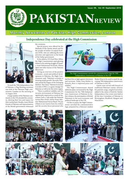 Independence Day Celebrated at the High Commission