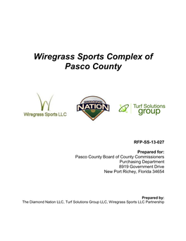 Wiregrass Sports Complex of Pasco County