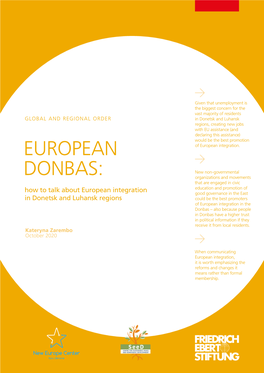 Policy Brief European Donbas