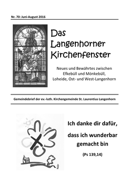 Das Langenhorner Kirchenfenster