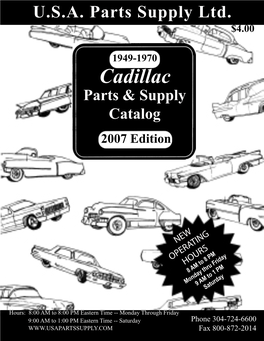 Cadillac Parts & Supply Catalog 2007 Edition