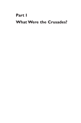 1 Pope Urban II's Preaching of the First Crusade
