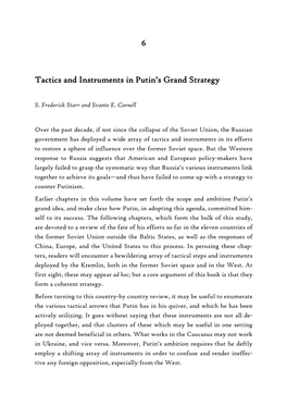6 Tactics and Instruments in Putin's Grand Strategy