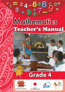 MA THEMA TICS Teacher's Manual Grade 4