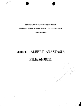 Subjectqalbert Anastasia