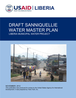 Draft Sanniquellie Water Master Plan- Liberia Municipal Water