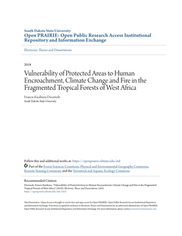 Vulnerability of Protected Areas to Human Encroachment, Climate