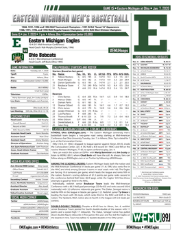 Eastern Michigan Eagles Ohio Bobcats