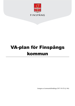 VA-Plan För Finspångs Kommun