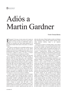 Dossier: Martin Gardner