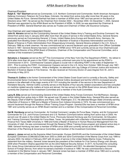 AFBA Board of Director Bios.Rev