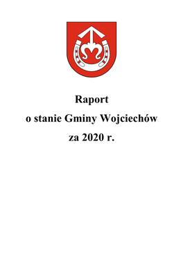 Raport O Stanie Gminy Wojciechów Za 2020 R