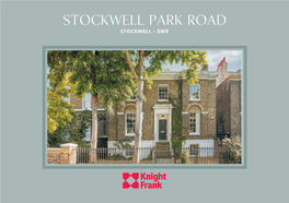 Stockwell Park Road 45 07/10/2015 10:24:38 STOCKWELL PARK ROAD STOCKWELL• SW9