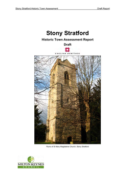 Stony Stratford Historic Town Assessment Draft Report