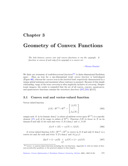 Geometry of Convex Functions