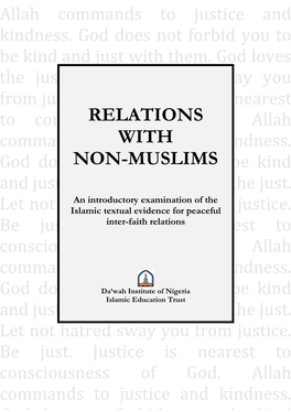 Relationship with Non-Muslims
