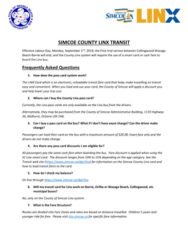 Simcoe County Linx Transit