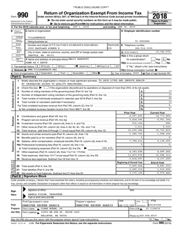 Return of Organization Exempt from Income Tax 08/12/20