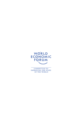 The World Economic Forum – a Partner in Shaping History 88