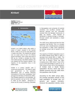 Uclg Country Profiles