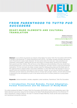 From Parenthood to Tutto Può Succedere