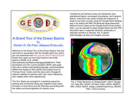 A Grand Tour of the Ocean Basins by Declan G