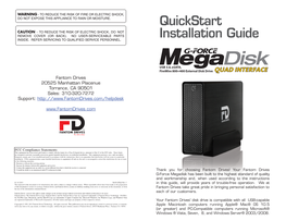 Quickstart Installation Guide