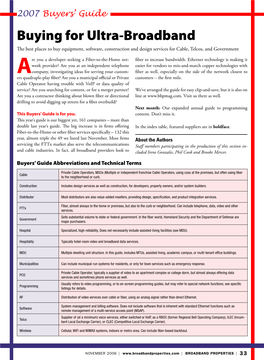 Buying for Ultra-Broadband Properties