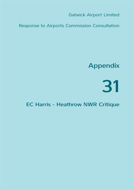 EC Harris - Heathrow NWR Critique