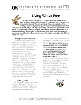 Wheat Allergies