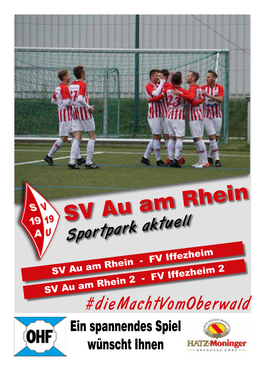 SV Au Am Rhein Sportpark Aktuell