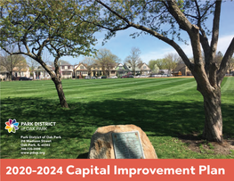 2020-2024 Capital Improvement Plan Table of Contents