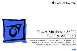 Power Macintosh 8600/ 9600 & WS 9650