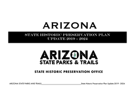 AZ State Historic Preservation Plan 2019 FINAL