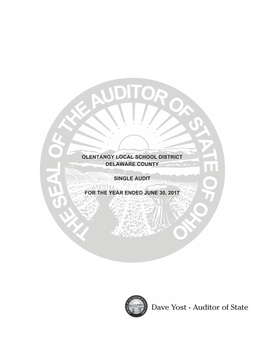 Olentangy Local School District Delaware County Single Audit for The