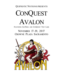 Conquest Avalon Featuring Sactrek and Conquest Test Labs