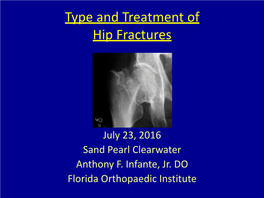 Hip Fractures