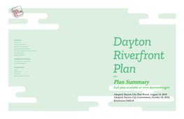 Riverfront Plan Summary