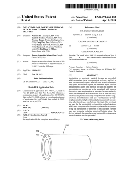 (12) United States Patent (10) Patent No.: US 8,691.264 B2 Li Et Al