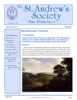 April 2011 Newsletter-SASSF