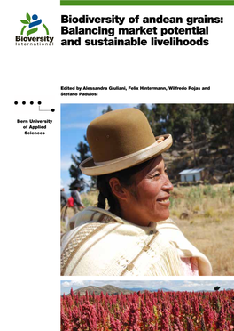 Biodiversity and Andean Grains: Balancing Market Potential And