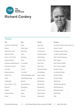 Richard Cordery