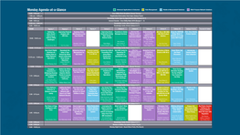 Monday Agenda-At-A-Glance Advanced Applications & Outcomes Data Management Mobile & Measurement Solutions Multi-Purpose Network Solutions 6:45 - 7:45 A.M