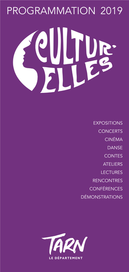 Programmation Cultur'elles 2019