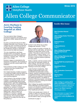 Allen College Communicator