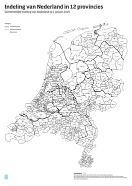 12 Provincies 2019 Kaart