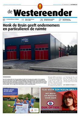 Henk De Bruin Geeft Ondernemers En Particulieren De Ruimte