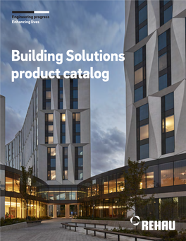 Building Solutions Product Catalog REHAU Academy