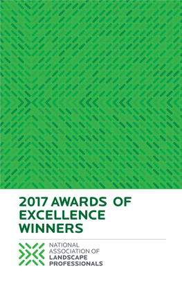 2017 AWARDS of EXCELLENCE WINNERS