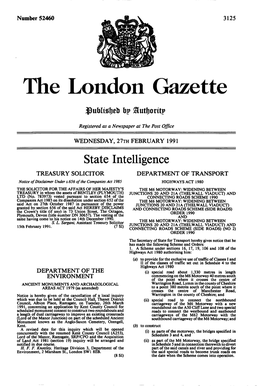 The London Gazette &Utf)Oriti>